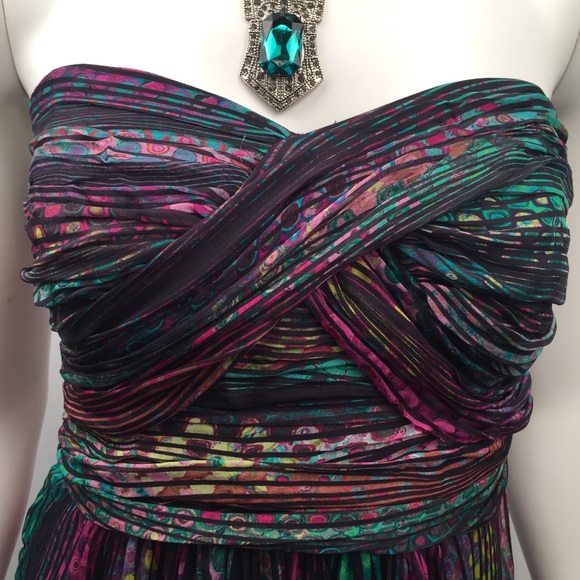 Shoshanna Dot-print Silk Dress  sz 4 - Picture 6 of 7